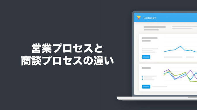 営業プロセスと商談プロセスの違い