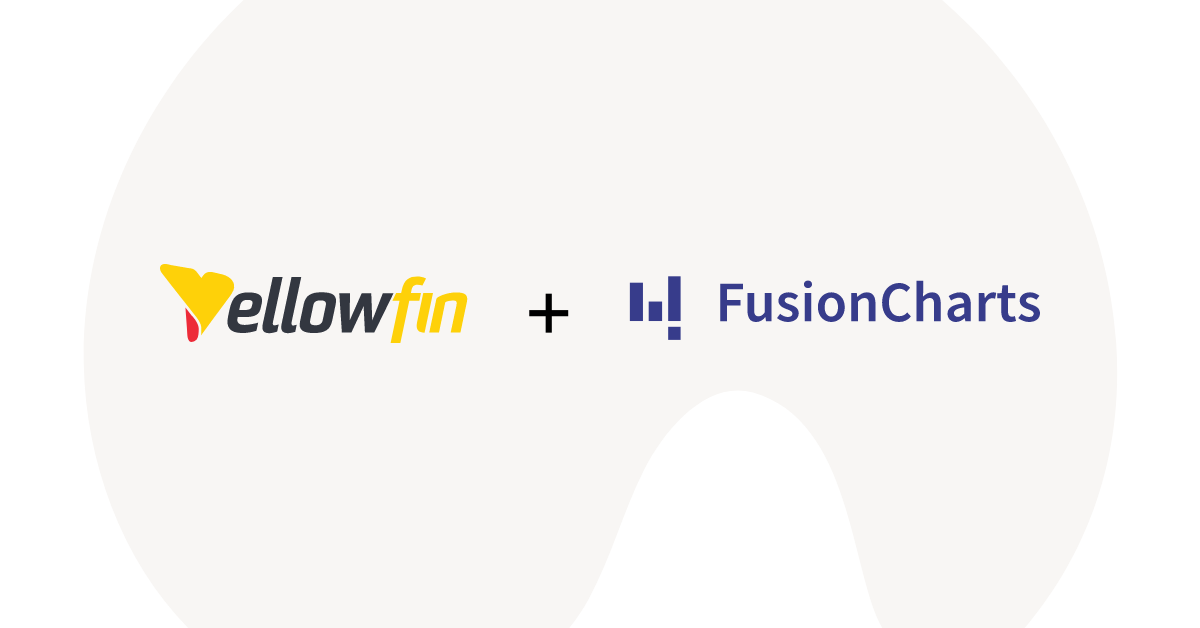 FusionChartsとYellowfinの提携により、さらに多くの組み込みBIオプションを提供します