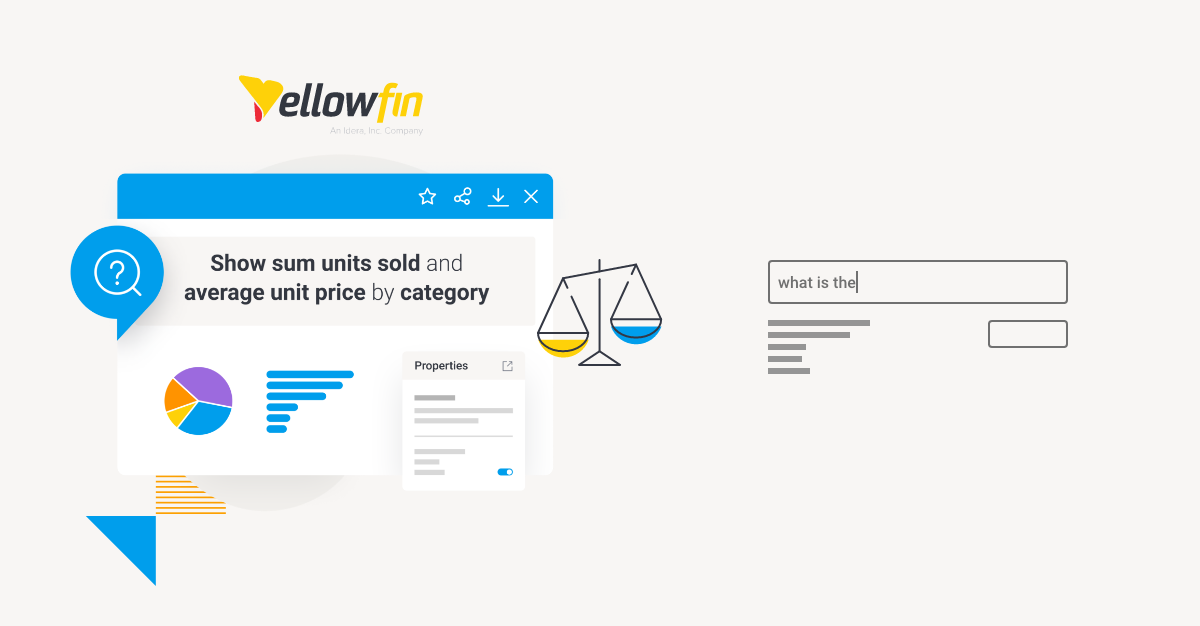 Yellowfin ガイド付きNLQ 対 Tableau Ask Data (データに聞く機能): 違いは何か？