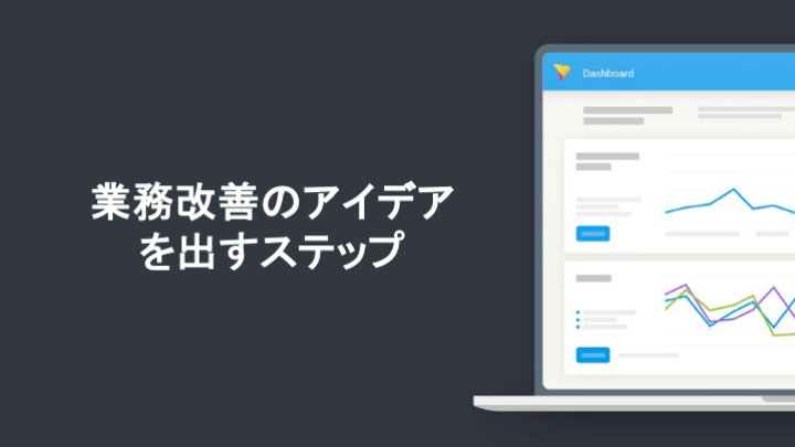 業務改善のアイデアを出すステップ