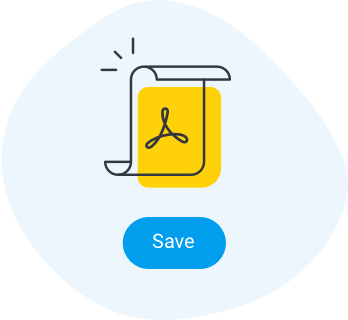 Save to PDF icon